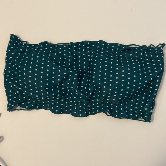 SHEIN Bandeau & Cheeky Tie Bikini - Picture 2 of 7